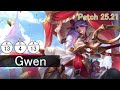 JG グウェン(Gwen) vs レク=サイ(Rek'Sai) patch 25.21【LoL/League Of Legends】