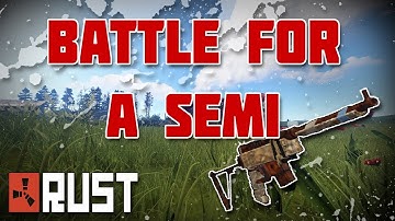GOING CRAZY FOR A SEMI AUTO! - Rust Group Survival Gameplay EP4