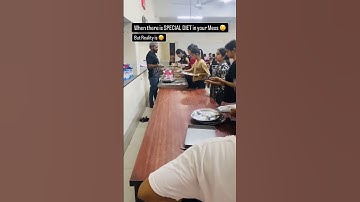 Girls Hostel GNDU University Amritsar | Special Diet Icecream 🍨 | Hostel Food | Mess Food