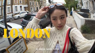 4 days solo trip in London