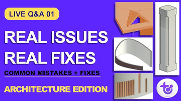 LIVE Revit Architecture Q&A 01 | Advanced Troubleshooting | Full Uncut Session