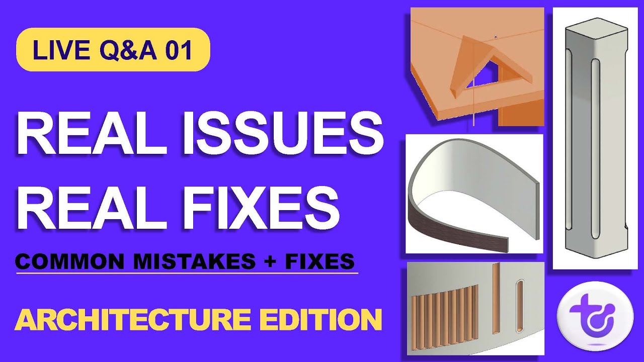 LIVE Revit Architecture Q&A 01 | Advanced Troubleshooting | Full Uncut Session