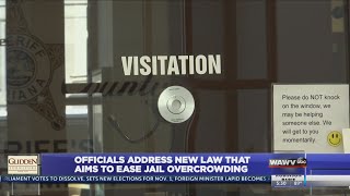 Officials address new law that aims to ease jail overcrowding