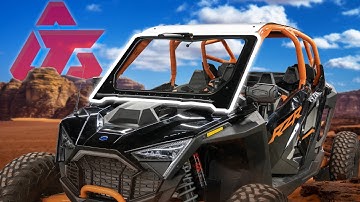 Tusk UTV Full Glass Windshield | Polaris RZR Pro R