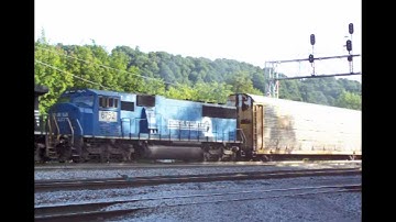 A Conrail SD60I Trailing on NS 274 in Bluefield, VA 07/14/2009