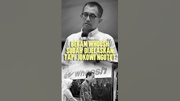 Jokowi Ngotot Pokoknya Bangun Whoosh #prabowo