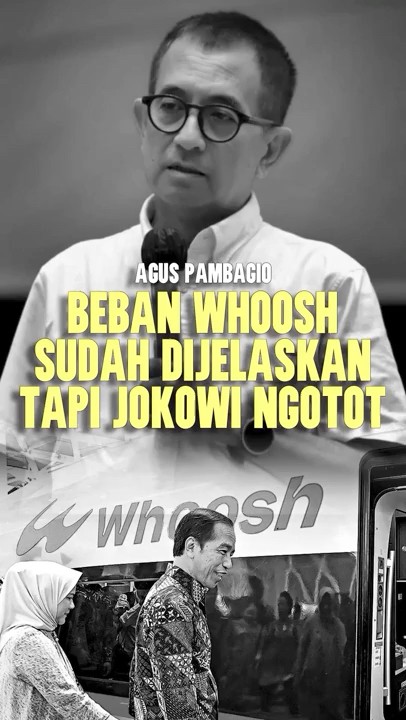 Jokowi Insists on Building Whoosh #prabowo