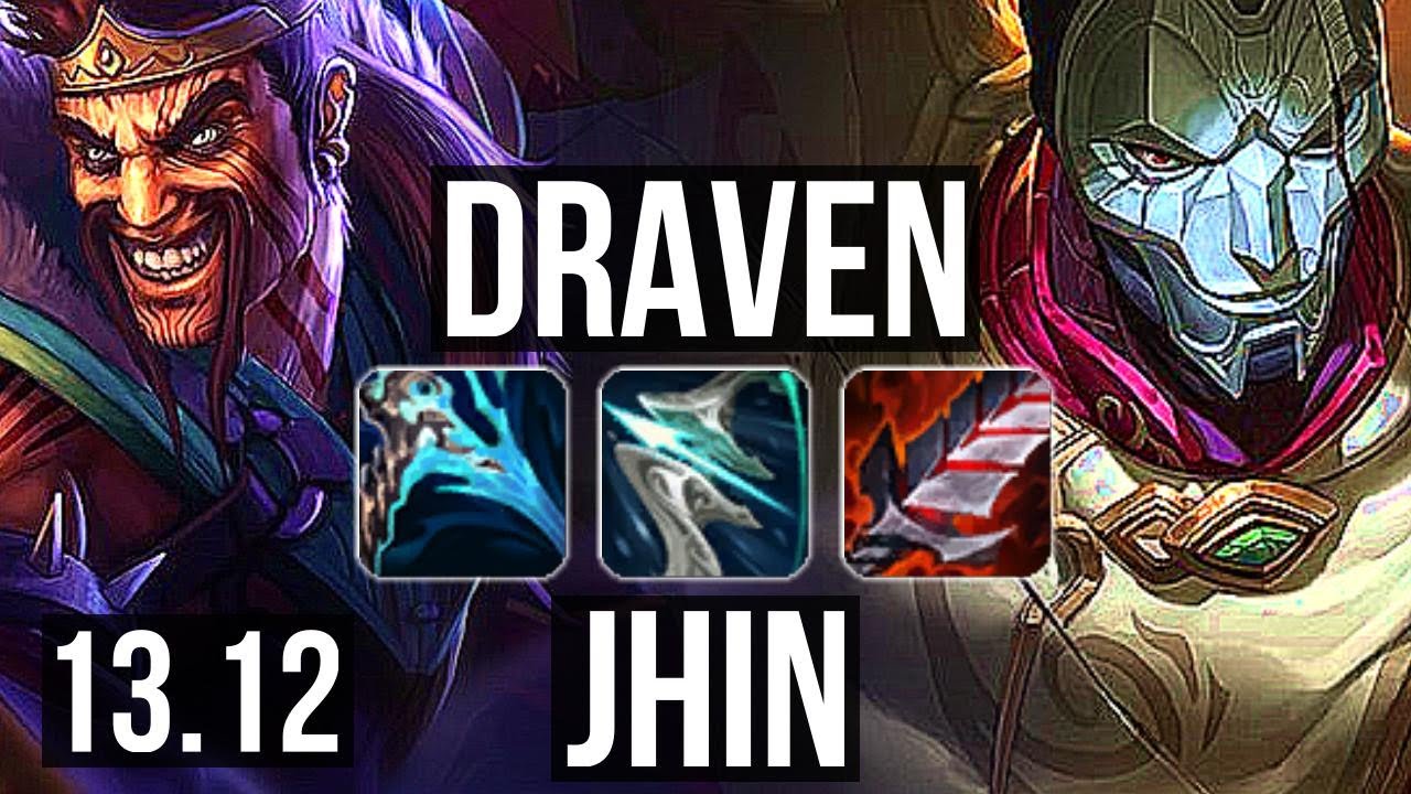 DRAVEN & Nautilus vs JHIN & Blitz (ADC) 3.6M mastery, 16/1/3
