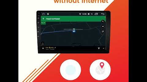 Woodman Android Car Music system with Offline Navigation | Car Google Maps