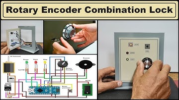 Arduino Rotary encoder combination lock - door lock system with Rotary Encoder