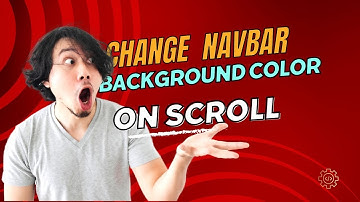 How to Change Navbar Background Color on Scroll | HTML, CSS & JavaScript