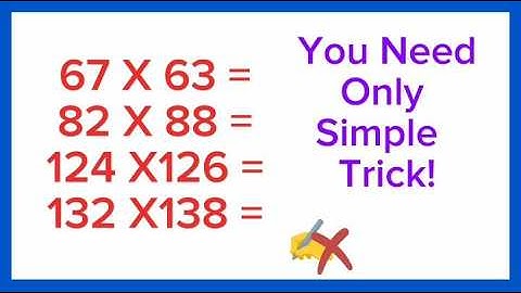 How to Multiply two numbers whose last Digit sum is 10 || Fast Calculation|| #vedicmaths #maths
