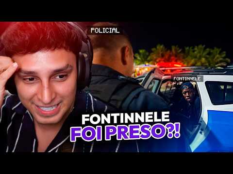 NOBRU REAGE AO FONTINNELE PRESO AO VIVO