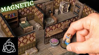 Magnetic Walls and Doors for Dungeons and Dragons Ultra Compact