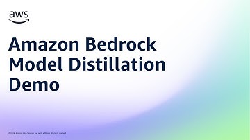 Amazon Bedrock Model Distillation Demo | Amazon Web Services
