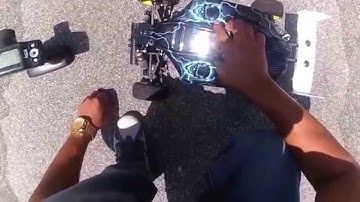 Ofna lx2e The aftermath after the 127mph run 36 pinion was to Much killed the motor