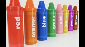 Best Learning Video for Toddlers Learn Colors and Counting with Crayon Surprises! for Preschool