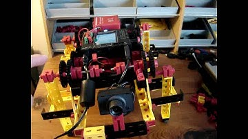 fischertechnik TXT controller : Mirft2 episode 23 - Legs, sound and feet