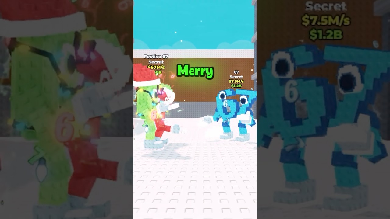 What Happens When BRAINROTS Meet Their CHRISTMAS Versions?!…