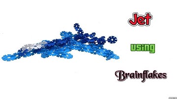 How to build a Jet using Brainflakes | Brainflakes step-by-step instructions| Brainflakes Toys