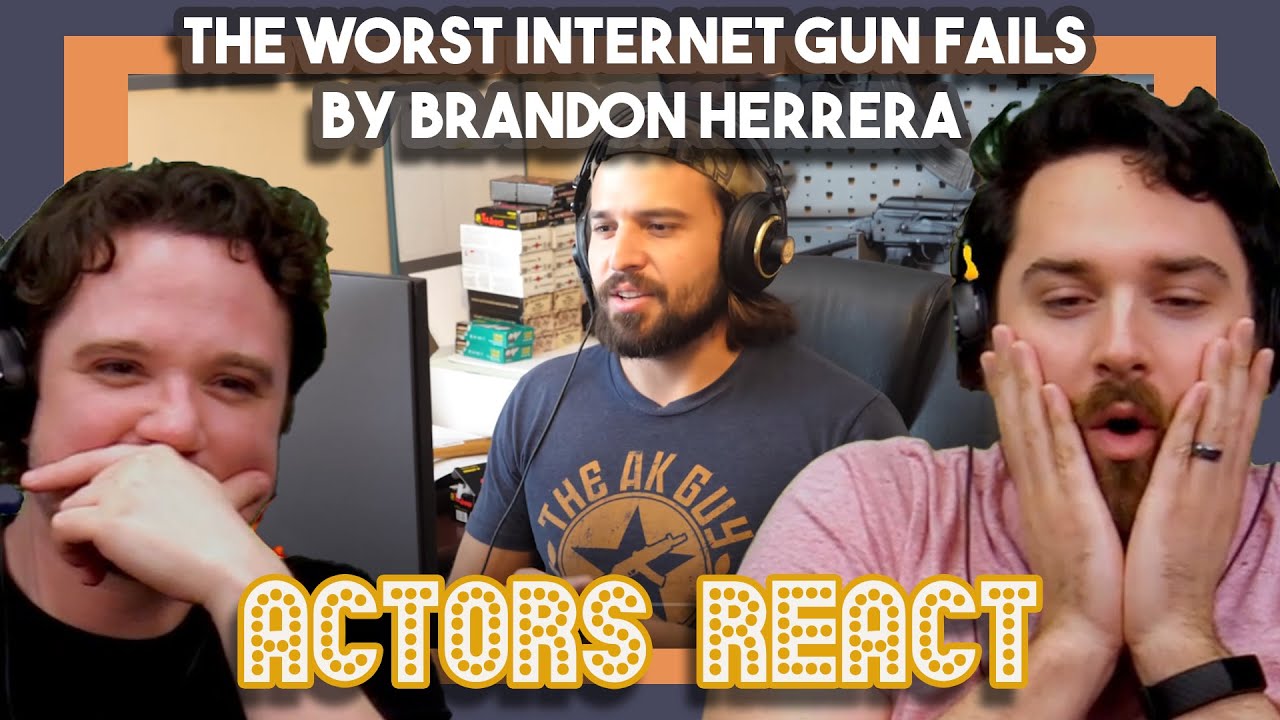 The Worst Internet Gun Fails by Brandon Herrera | Actors React