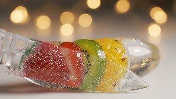 "Crystal Fruit ASMR 🍌✨ Ultra-HD Slow Motion Slicing | 4K 60FPS Relaxation" #Banana #Crystal #AI #Art