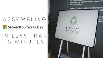Assembling Microsoft Surface Hub 2S in less than 15 Mins