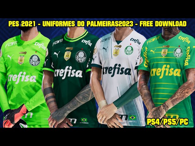 PES 2021 - UNIFORME 1 DO PALMEIRAS PARA O MUNDIAL DE CLUBES By:@m4uriciopedroso - 4K