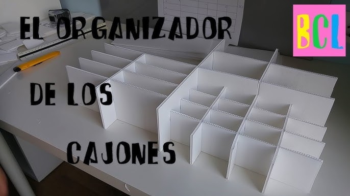 HOW TO MAKE A DRAWER ORGANIZER USING CARDBOARD