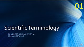 Scientific Terminology - Computer Science - Part 01