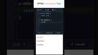 HTML Paragraph Tag Tutorial #coding #htmltutorial #csstutorial