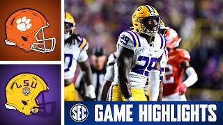 Datos LSU Tigers vs. Clemson Tigers | Game Highlights | 2026 SEC Football Guía