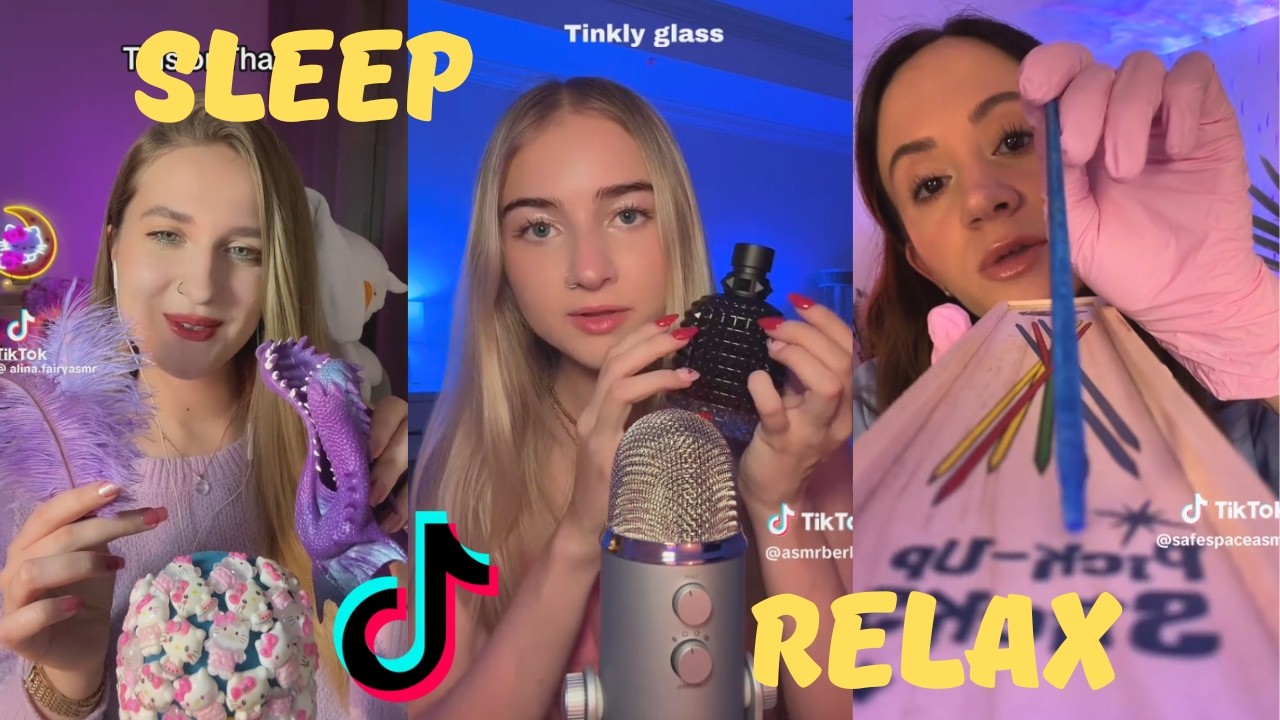 ASMR Sleep TikTok Compilation 2026 | Whisper in Ear, Head Massage, Hair Brushing, Scissors 💆✨ | 5