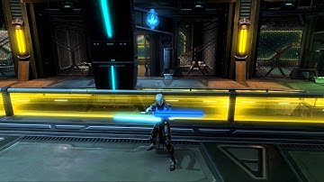 Emote: Flourish on the Jedi Sentinel - SWTOR - Ebon Hawk