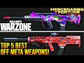 WARZONE: Top 5 Best OFF META LOADOUTS! Best Underrated Weapons To Use!