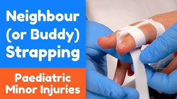 How to apply Neighbour (or Buddy) Strapping for a child