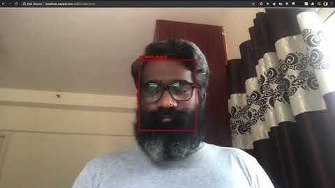 WebRTC face mask detection