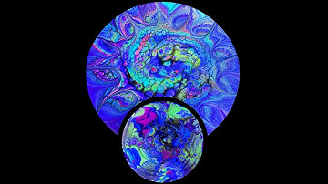 341  Fluid Art Modified Radial Swipe & Sheleeart Modified Bloom #art #bloom #fluidartist 
