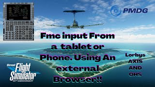 How To Setup The PMDG FMC on Your Tablet Or Mobile Using AAO. screenshot 5