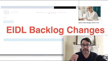 EIDL Backlog Confirmation | New SBA Staff | Business Growth Tips