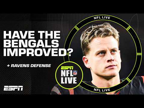 Have the Bengals improved enough to be contenders in the AFC? + Ravens defense | NFL Live