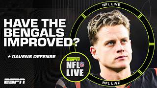 Have the Bengals improved enough to be contenders in the AFC? + Ravens defense | NFL Live