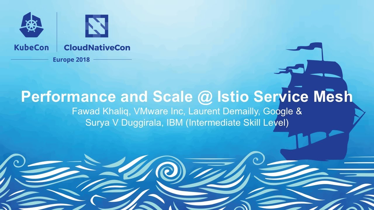 Performance and Scale @ Istio Service Mesh - Fawad Khaliq, Laurent Demailly & Surya V Duggirala kube context