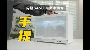 真·手提电脑！过年回家带它就够！12.4L水冷ITX机箱｜闪鳞S450｜影驰4060Ti金属大师