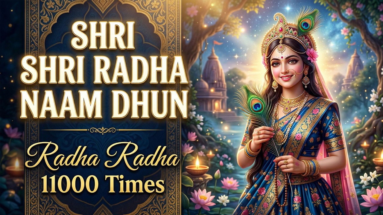 श्री राधा नाम धुन | श्री राधा नाम जाप करें आपके सारे कष्टों का निवारण होगा | Shri Radha Naam Dhun