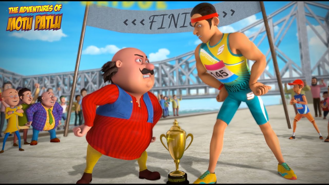 Motu Patlu  Howrah Bridge  Race   Participate Hindi Cartoon  New Episodes  S13   spot