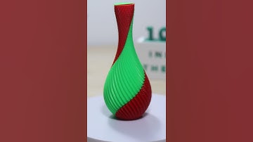 Spiral Twin Vase - 3D Printed