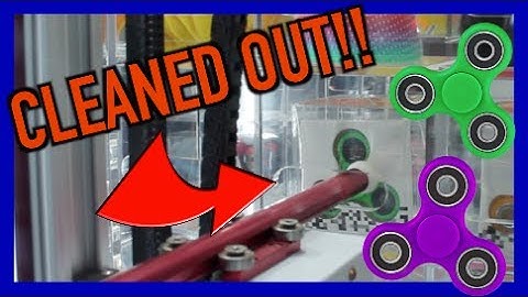 WON ALL THE FIDGET SPINNERS FROM THIS ARCADE GAME!!! | JOYSTICK