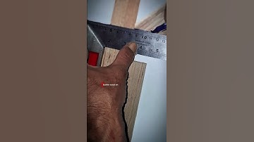 ​Simple Wood Joinery: Marking a Corner Joint for a Picture Frame (Focuses on the application) #diy