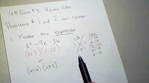 U8 Quiz #3 Review Video